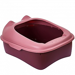 Туалет для кошек Taotaopets 268802 лоток для котов 40*30*20 cm Pink с лопаткой