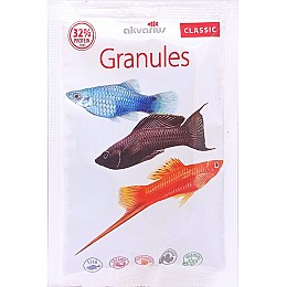 Корм Акваріус Классик меню гранулы для молоди и мелких аквариумных рыб 40 г (4820079310178)