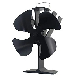 Вентилятор для печей и топок на тепловой энергии Voda Eco Fan Mini Stove Black N