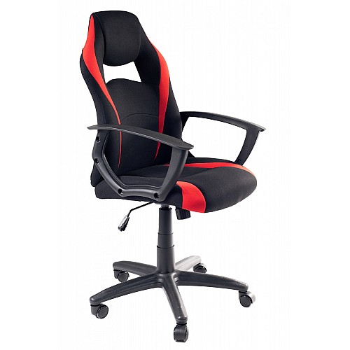 Офісне крісло керівника BNB StartDesign Tilt Чорно-червоний
