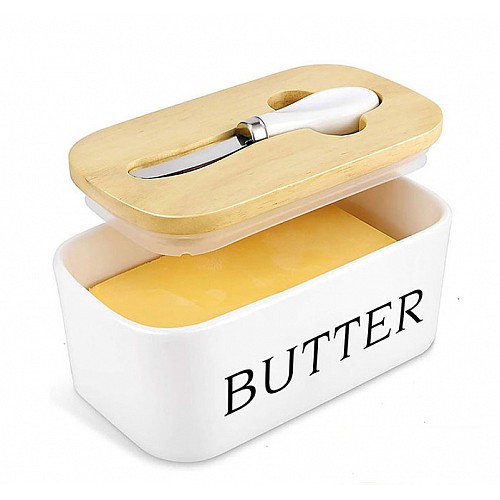 Масленка c ножом "Butter" OLens 0480/O8030-144