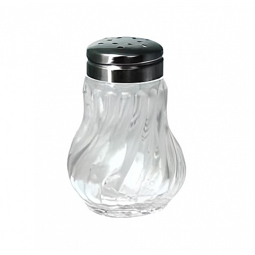 Емкость для соли и перца прозрачная без деколи SNT 50 мл 7001-03 4,9х4,9х6,9 см Прозрачный/стальной (SK001479)