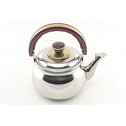 Чайник кухонний зі свистком та заварником A-PLUS WK-9028 1,8 л Steel