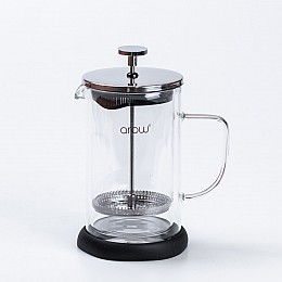 Заварник для чая и кофе Arow TS Kitchen 600 мл стеклянный с френч-прессом (TR3413)