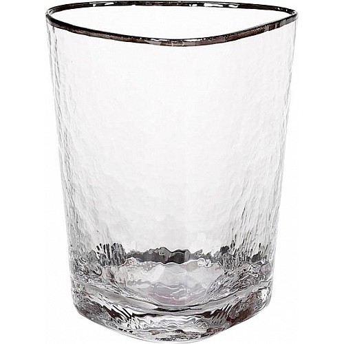 Набор стаканов c серебряным кантом Bon Diva 579-128, 350мл, 4 шт (SK000519)
