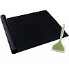 Комплект антипригарный коврик для BBQ Черный и Лопатка с антипригарным покрытием Зелёная (n-1225)