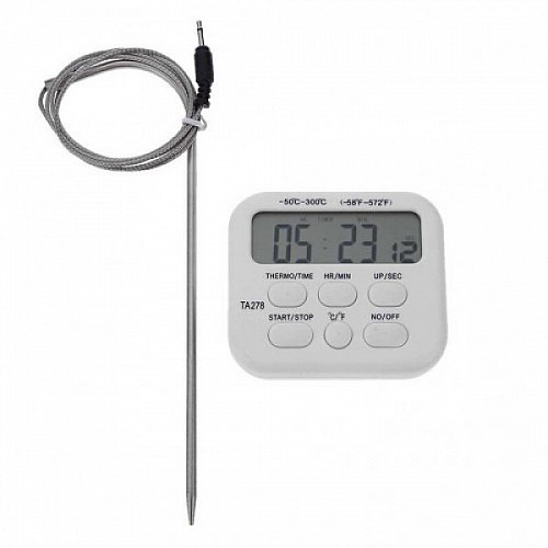 Цифровой термометр Digital ТА 278 для духовки Белый (20053100287)