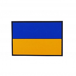 Шеврон (патч) на липучці Luxyart Флаг України 7,5*5 см (DB-017)