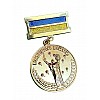 Медаль Mine Ветеран войны в позолоте участник боевых действий 32 мм Золотистый (hub_aqy23o)