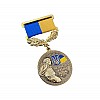Медаль Mine Патріотка України 32 мм Золотистий (hub_jtgmuq)