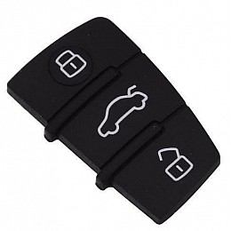 Резиновые кнопки-накладки на ключ AUDI A4 (Ауди А4)