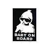 Наклейка в авто Baby on board 2 3M FGVBN