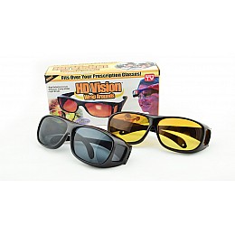 Антиблікові окуляри нічного бачення VigohA HD Vision Glasses 2 в 1