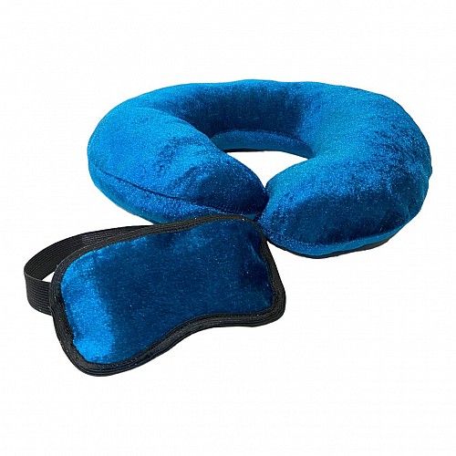 Набор для сна "Sleep and Fly" синий VS Thermal Eco Bag