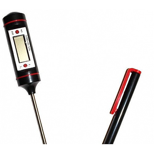 Термометр для духовки и продуктов Empire EM-8672 19 см Черный