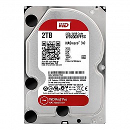 Накопичувач HDD SATA 2.0TB WD Red Pro NAS 7200rpm 64MB (WD2002FFSX)