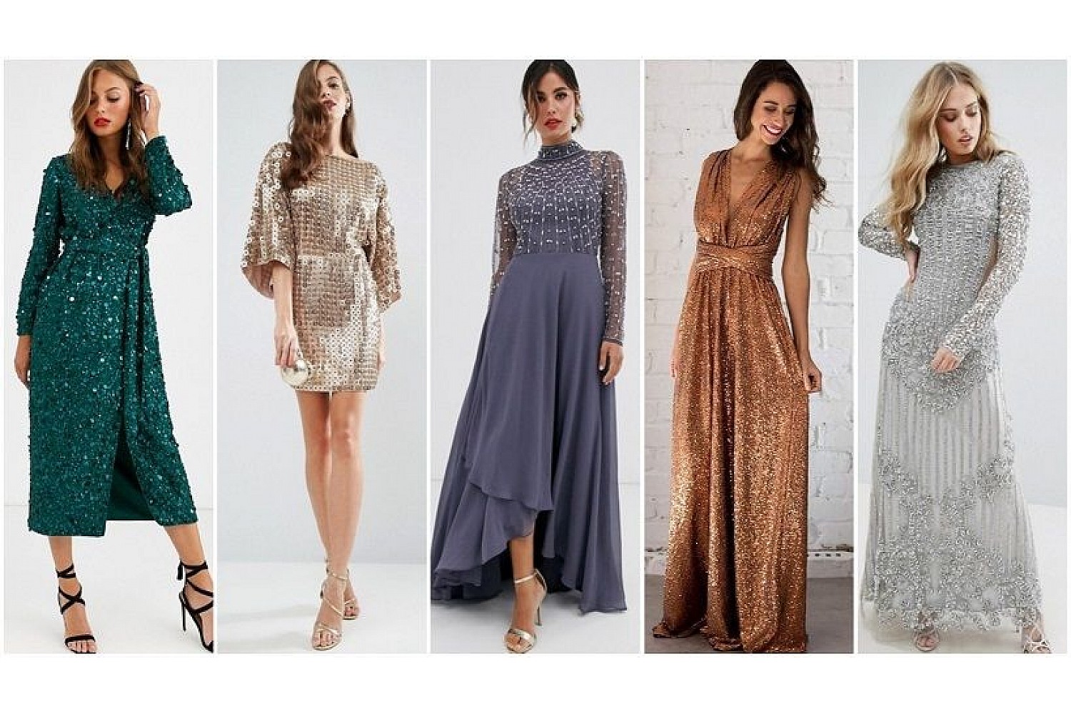 Модные фасоны платьев на новый год 2021