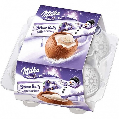 Новорічний подарунок Milka 'Snow Balls' 112 г.