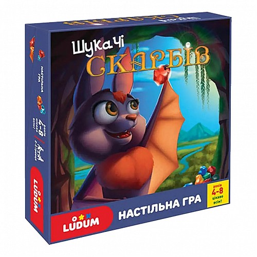 Детская настольная игра "Искатели сокровищ" Ludum LD1049-55 украинский язык
