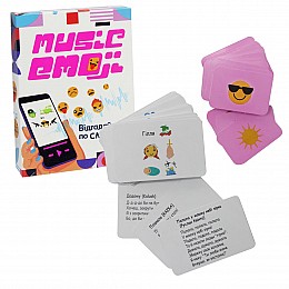 Настільна гра Strateg Music Emoji укр (30249)