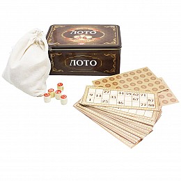 Лото Artos Games с деревянными бочонками Premium банка XL (21212)