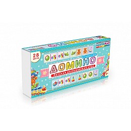 Дитяча гра доміно Colorplast 1-093-2-1 Предмети