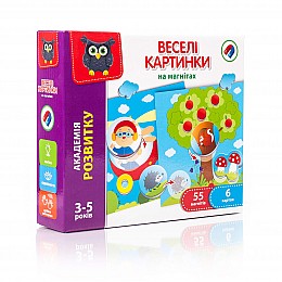 Магнитная игра для досточки Vladi Toys "Веселые картинки" VT5422-06 (укр)