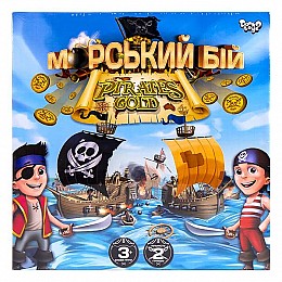 Настольная игра "Мрской бой. Pirates Gold" Danko Toys G-MB-03U Укр