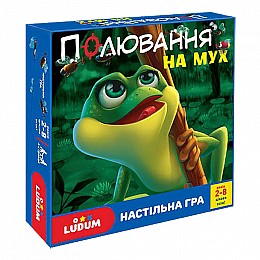 Детская настольная игра "Охота на мух" Ludum LD1049-52 украинский язык