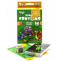 Розвиваюча настільна гра Danko Toys "Dino Fortuno" UF-05-01