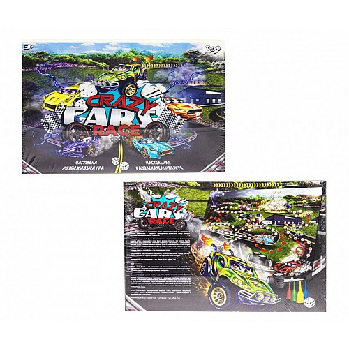 Настольная развлекательная игра Danko Toys "Crazy Cars Race" DTG94R