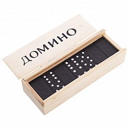 Доміно настільна гра в дерев'яній коробці SP-Sport IG-1850