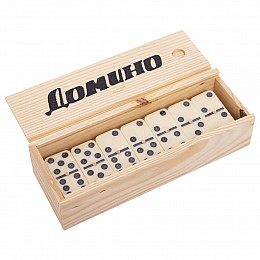 Домино настольная игра в деревянной коробке SP-Sport IG-2318