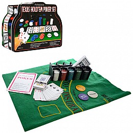 Настольная игра покер Metr+ THS-153 200 фишек