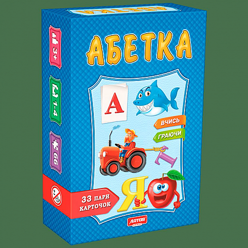 Настільна гра Artos Games "Абетка" (0529)