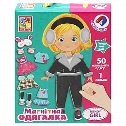 Магнітна гра-одягалка Vladi Toys Trendy girl (VT3702-23)