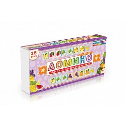 Детская игра домино Colorplast 1-093-2-1 Фрукты