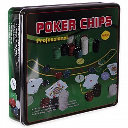Покерний набір у металевій коробці - 500 фішок SP-Sport IG-3006