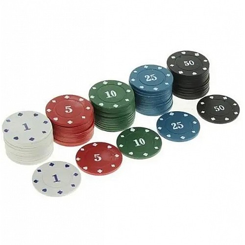 Покерний набір P. King NP25712-2 на 200 фішок з номіналом