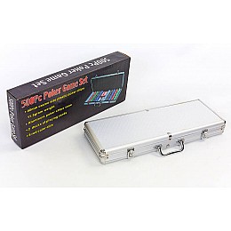 Набор для покера в алюминиевом кейсе SP-Sport IG-2115 на 500 фишек с номиналом