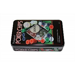 Набор DUKE для игры в покер в алюминиевой коробке на 100 фишек (TC04100)