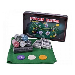 Покерный набор Maxland A164 300 фишек с номиналом в коробке