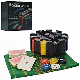 Набір для покеру BCG 9031 на 200 фішок з номіналом