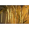 Светодиодная гирлянда "Тающие сосульки" для новогоднего декора Xmas Sticks 8Led палочек по 50см свет ламп-Теплый белый от сети 220В