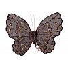 Декоративний метелик на кліпсі BonaDi 21 см Коричневий (117-912)