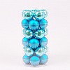 Кульки скляні Flora D-5.7 см 30 шт Блакитний (44507)