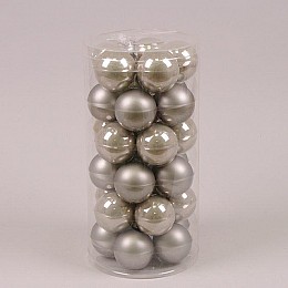 Кульки скляні Flora D-5,7 см 30 шт. (44508)