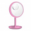 Дзеркало з підсвічуванням та вентилятором Beauty Breeze Mirror 22х16х2см Рожевий