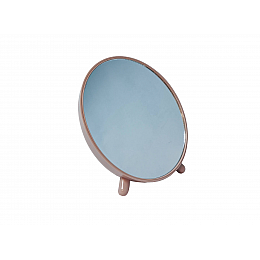 Овальне дзеркало з кишенею для пензликів HMD Пудра 233-20626382