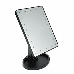 Дзеркало для макіяжу Led Mirror XR-1608 22 Led Black (hub_tngV04712)